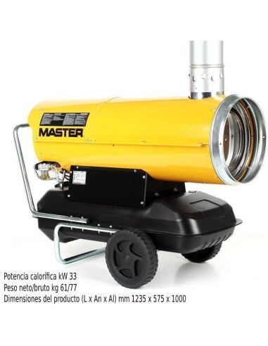 Cañon calor combustion indirecta gasoil ECBV 110