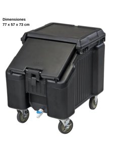 Carro para hielo 2 ruedas giratoria DBICS100L