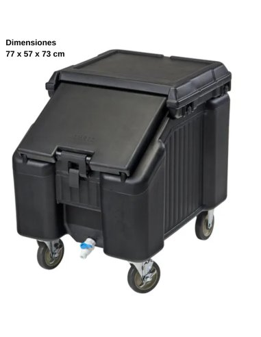 Carro para hielo 2 ruedas giratoria DBICS100L