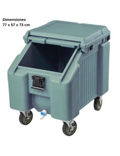 Carro para hielo 4 ruedas giratoria DBICS100L4S