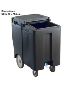 Carro para hielo Ruedas 20 cm DBICS125LB