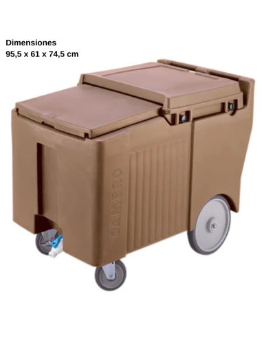 Carro para hielo Ruedas 25cm DBICS175LB