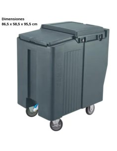 Carro para hielo Rueda Freno DBICS175T