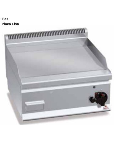 Plancha cromo duro a Gas 60cm RMG6FL6B/CR