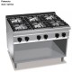 Cocina gas industrial 6 Fuegos RMG7F