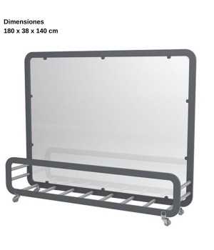 Separador metacrilato con Jardinera EZMO-MSIE05