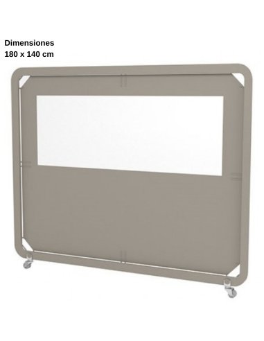 Separador metacrilato Ventana 180x140cm EZMO-VO10SIE03 taupe