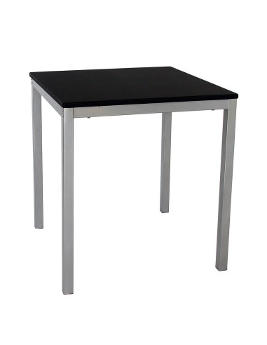 Mesa melamina comedor estructura gris HO163825 Negra