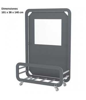 Separador jardinera - Separador jardinera con ventana 101x140cm EZMO