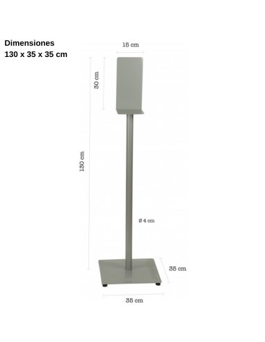 Soporte dispensador de jabon Hidrogel FAADVANCE-3