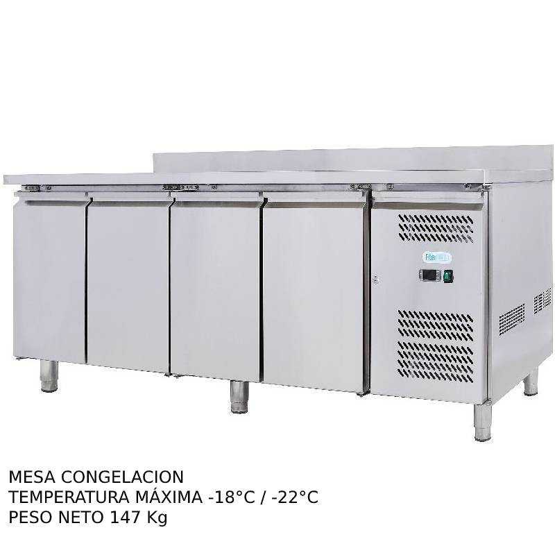 Mesa congelacion mural 4 puertas DUG-GN4200BT-FC