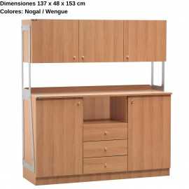 Armario servicio de mesa 137x153 DUML 3214 SSP