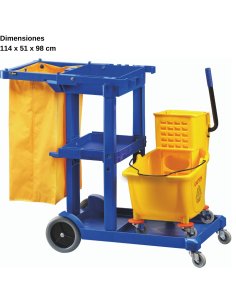Carro de limpieza profesional DUCA 1606E