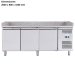 Mesa ingredientes para pizza 3 Puertas DUG-PZ3600TN-FC