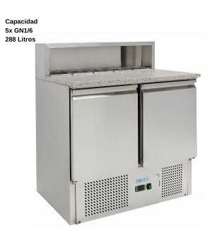 Mesa de ensaladas granito DUG-PS900-FC