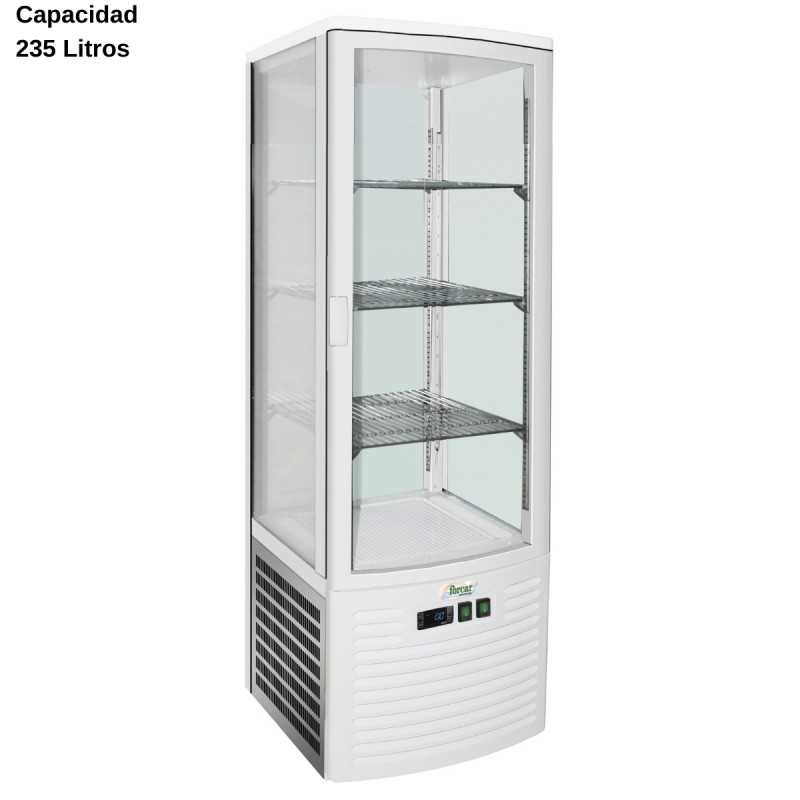 Expositor refrigerado Blanco 235L DUG-LSC235