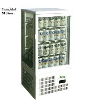 Expositor refrigerado Blanco 58L DUG-TCBD68