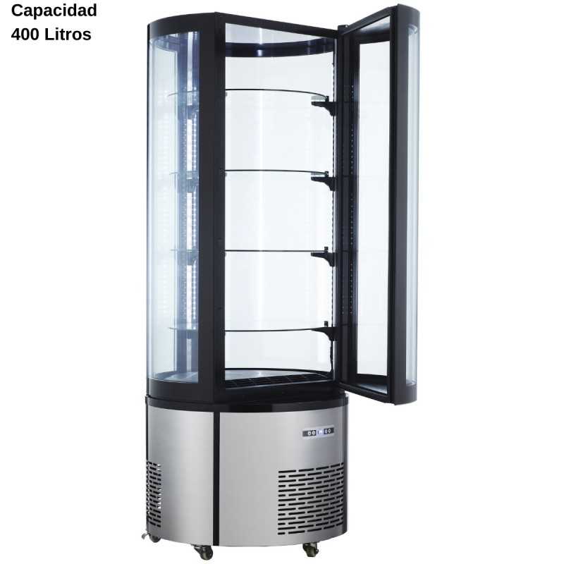 Expositor refrigerado Curvo 400L DUARC400RC