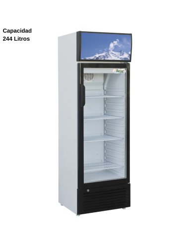 Nevera expositora de bebidas 244L G-SNACK251SC