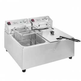 Freidora eléctrica doble 2x5 litros NIFC259