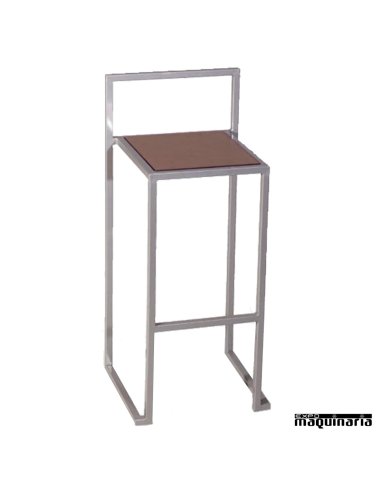 Taburete con respaldo minimalistas FAMERIDA