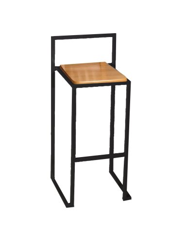 Taburete con respaldo minimalistas FAMERIDA