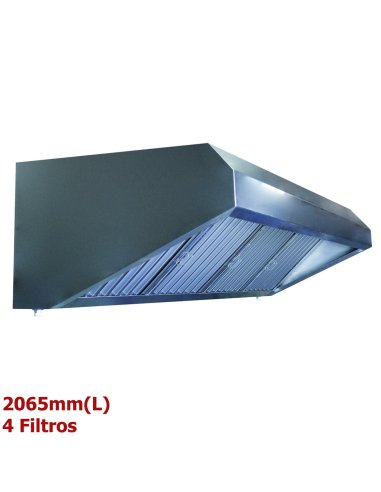 Campana extractora profesional 4 Filtros