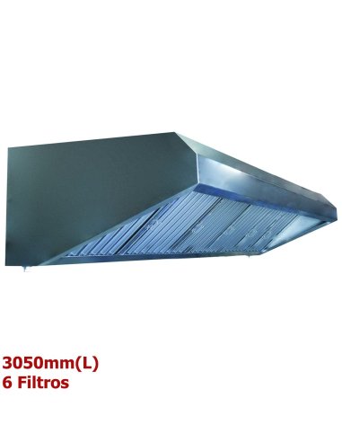 Campana extractora profesional 6 Filtros