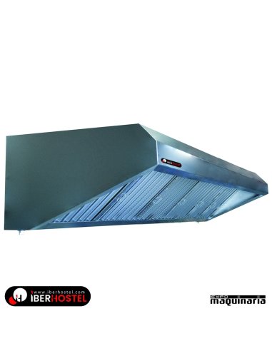 Campana extractora profesional mural sin motor 3050mm Largo