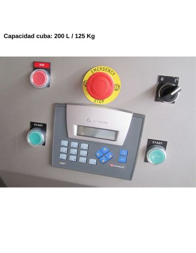 Mezcladora de carne electrica 200L MN1RM-15R programador digital