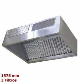 Campana cocina industrial 3 Filtros