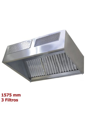 Campana cocina industrial 3 Filtros