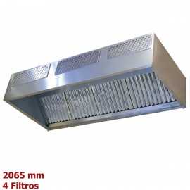 Campana cocina industrial 4 Filtros