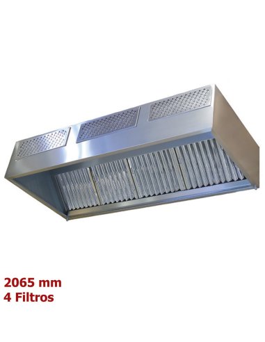 Campana cocina industrial 4 Filtros