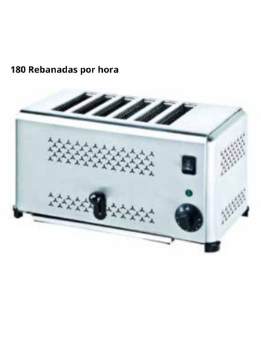 Tostadora de pan 6 rebanadas PUP15.041