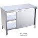 Mesa inox Fondo 700 Pasante DIFCPP7100 