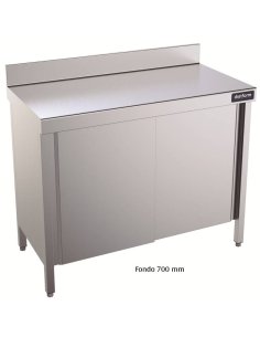 Mesa de trabajo con puertas correderas Mural 700 DIFMP70100  2