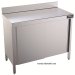 Mesa inox Mural puerta Batible 800x800mm DIFMP80080 