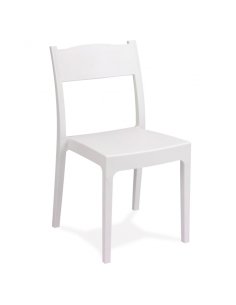 Silla monobloc hostelería 1R122 Marron 2