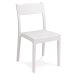 Silla monobloc hostelería 1R122 Blanco