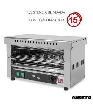 Tostador industrial con temporizador HRT03CONB con RESISTENCIAS BLINDADAS