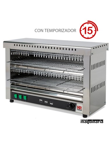 Tostador industrial grande con temporizador HRT09CON