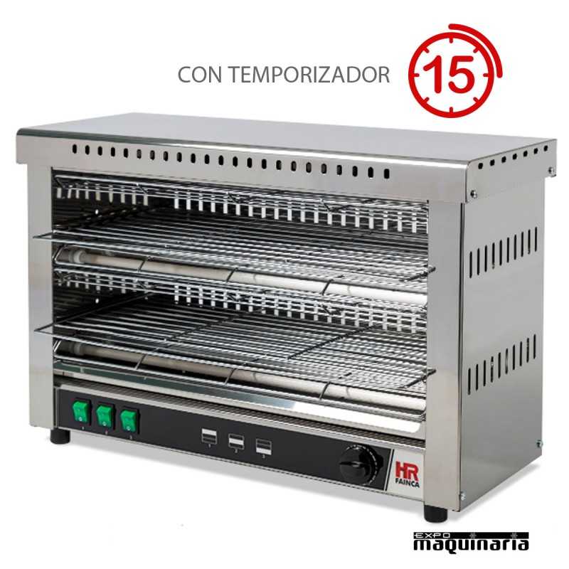 Tostador industrial grande con temporizador HRT09CON