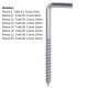 Alcayata rosca y curva x600u CF010616