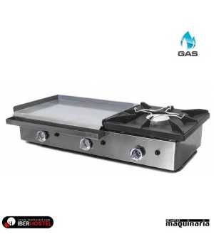 Plancha de gas con fogón IBER-PG606COG1