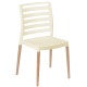 Silla terraza apilable MRAIFOSMAD Beige