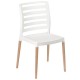 Silla terraza apilable MRAIFOSMAD Blanco