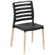 Silla terraza apilable MRAIFOSMAD Negro