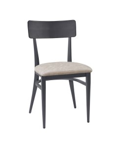 Silla cafeteria asiento tapizado IM188-T 2