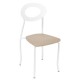 Silla cafetería tapizada 1R025TA 